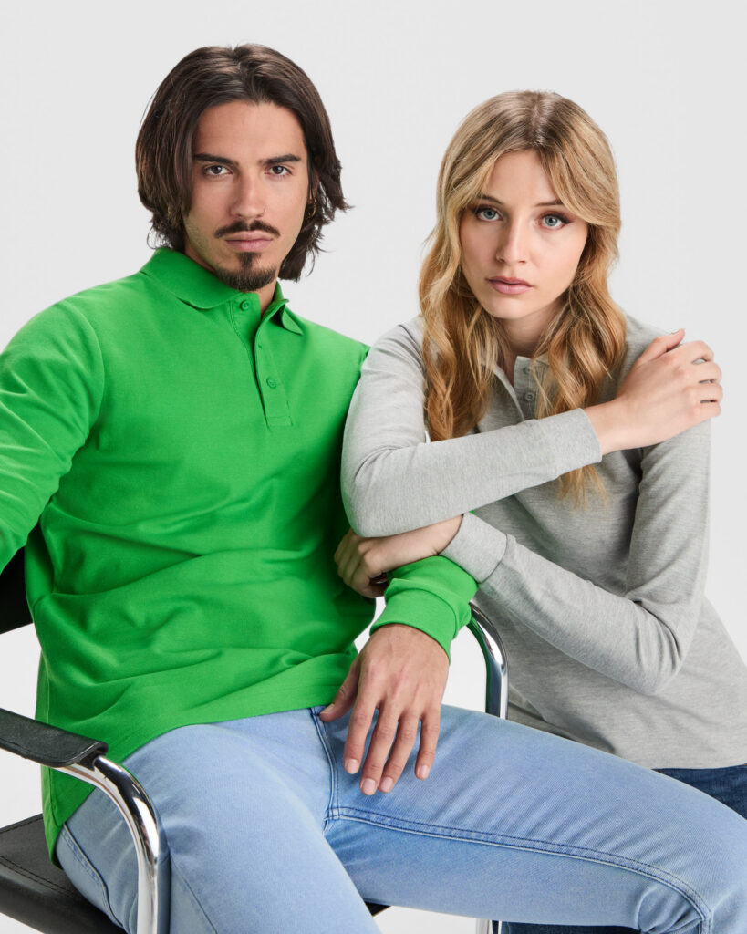 Polos manga larga
